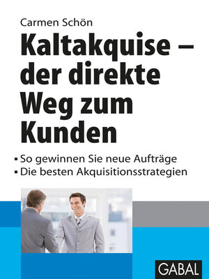 cover image of Kaltakquise--der direkte Weg zum Kunden